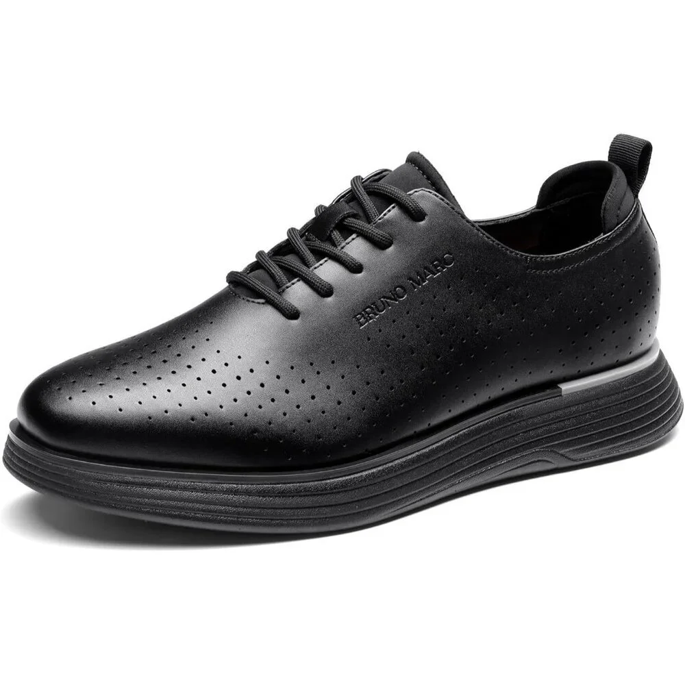 ⚡ Men's Black Max Flex Fashion Dress Sneakers Oxfords Classic Casual Shoes
